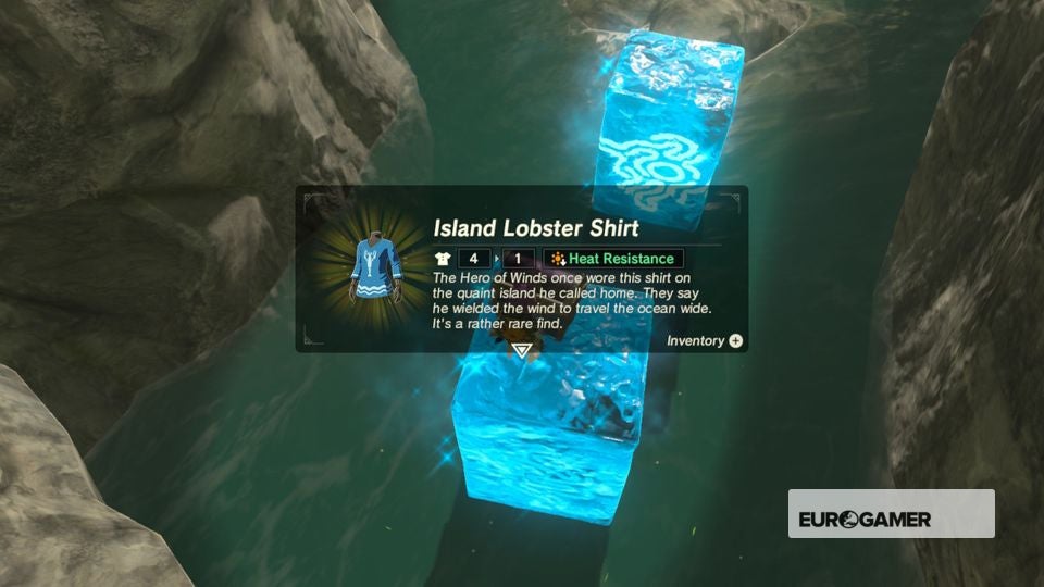 Zelda EX Tesouro Localizações do Merchant Hood, Garb Of The Winds